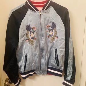 Topshop Reversible Blogger Bomber Jacket